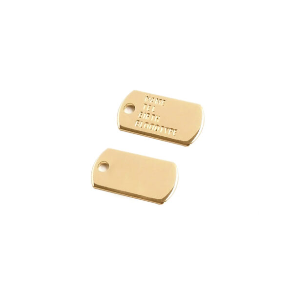 Goldbarren ID Anhänger